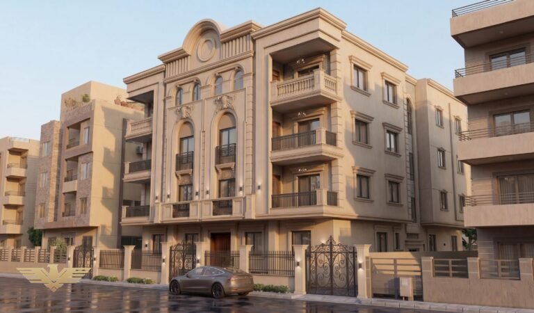 واجهة المشروع - منظور ثالث